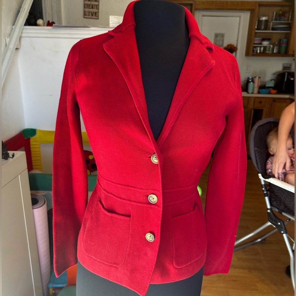 Talbots Red Blazer
